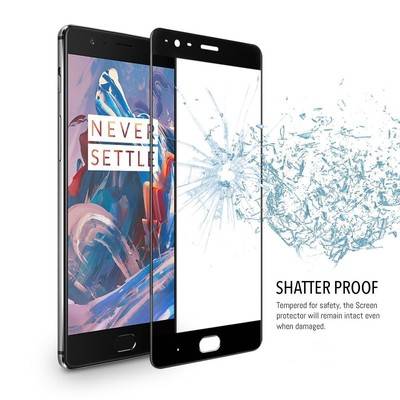 Oneplus 5/3/3T Screen Protector Full Coverage 9H Hardness HD Clear Tempered Glass Screen Protector