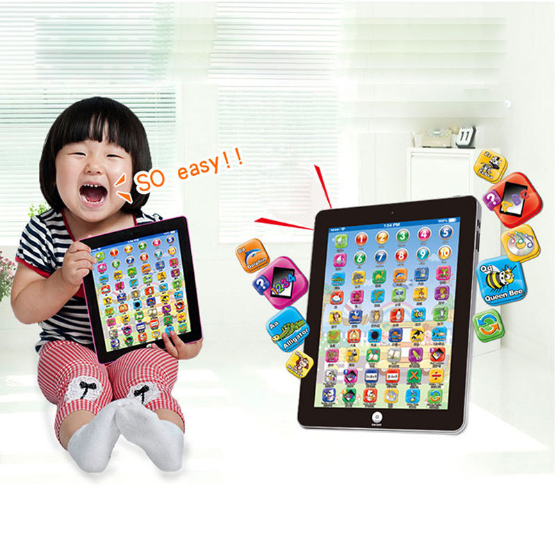 Toy Tablet English chinese Computer Laptop  Kids Early Learning Education Electronic Early Machine