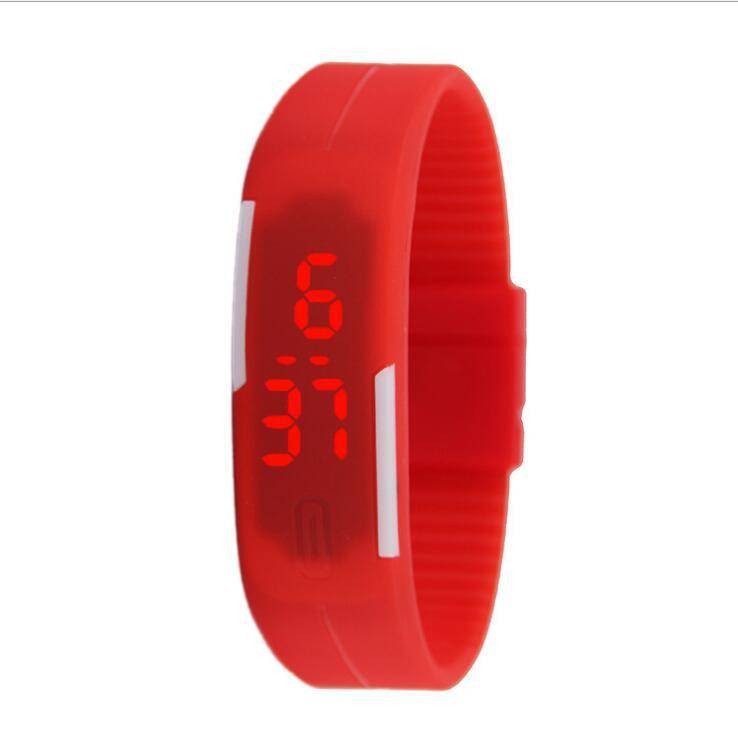 Smart Fashion Cool Kids Men Women&apos;s LED Sports Digital Watch Unisex Rubber Silicone Band Watches