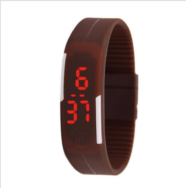 Smart Fashion Cool Kids Men Women&apos;s LED Sports Digital Watch Unisex Rubber Silicone Band Watches