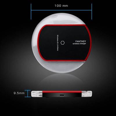 Fast Wireless Charger Pad for Samsung Galaxy S6/S6Edge/S6Edge+/S7/S7 Edge/S8/S8+/iPhone X/8