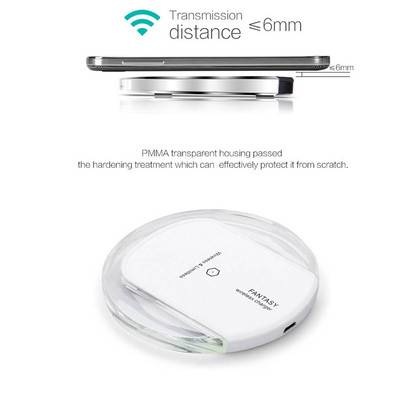 Fast Wireless Charger Pad for Samsung Galaxy S6/S6Edge/S6Edge+/S7/S7 Edge/S8/S8+/iPhone X/8