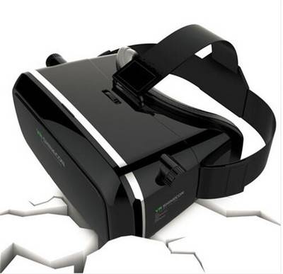VR SHINECON 3D Virtual Reality Head-Mounted 3D VR Video Glasses for 4.7 - 6.0 inch Smartphone Black