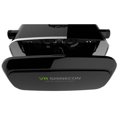 VR SHINECON 3D Virtual Reality Head-Mounted 3D VR Video Glasses for 4.7 - 6.0 inch Smartphone Black