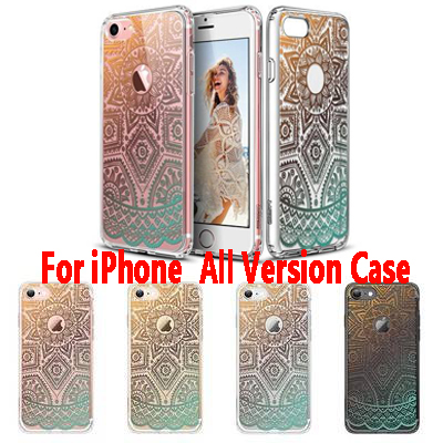 iPhone X 8 7s plus 6s plus Case Mandala Designer Flowers Thin Cute Design for iPhone