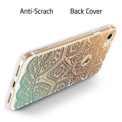 iPhone X 8 7s plus 6s plus Case Mandala Designer Flowers Thin Cute Design for iPhone