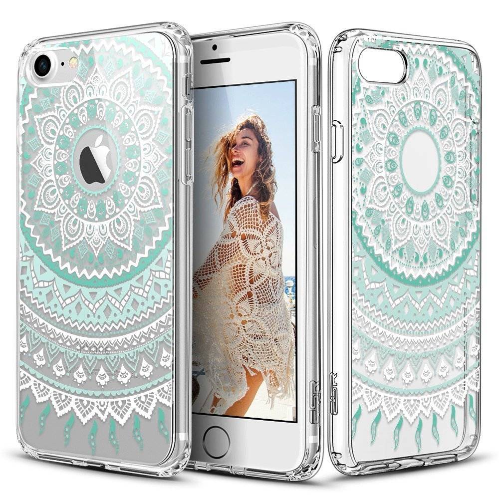 iPhone X 8 7s plus 6s plus Case Mandala Designer Flowers Thin Cute Design for iPhone