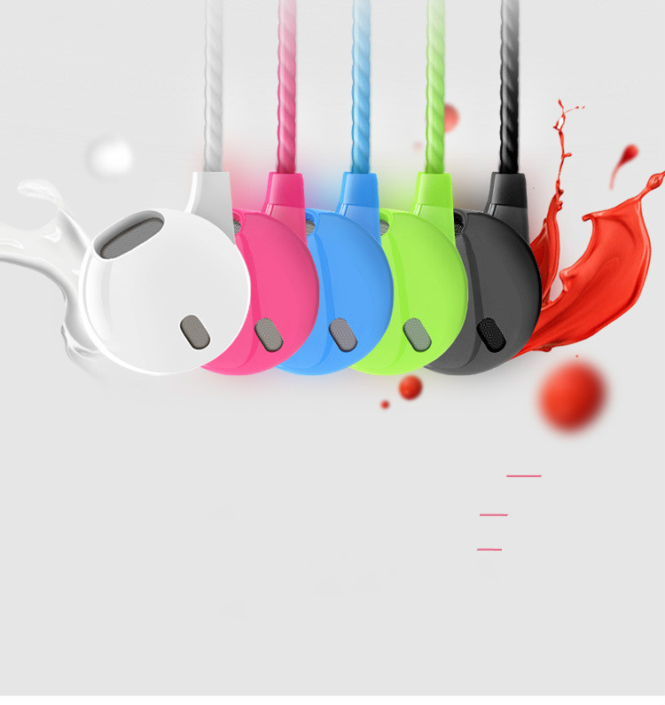 Colorfu Audio Sport-Fi Earphones Noise Isolating In-Ear candy DJ earbuds Wire Headset with mic