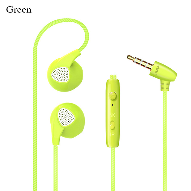 Colorfu Audio Sport-Fi Earphones Noise Isolating In-Ear candy DJ earbuds Wire Headset with mic