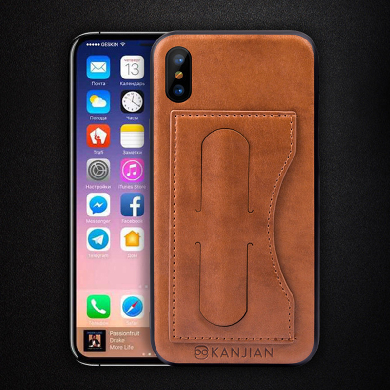 For iPhone X 7 8 Plus 6 6s Plus Case Cover Card Pocket Wallet Leather Magnetic Stand Protection