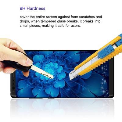 Galaxy Note 8 Screen Protector 9H Hardness 3D Curved Full Coverage Tempered Glass Screen Protector