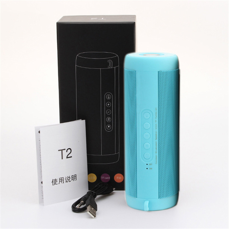 T2 Wireless Best Bluetooth Speaker Waterproof Portable Outdoor Mini Column Box Loudspeaker Speaker