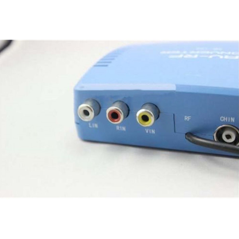 AV RF Modulator AV-RF AV-TV Converter RCA Ant Input To F Type Coax Output DVD AV RF Converter