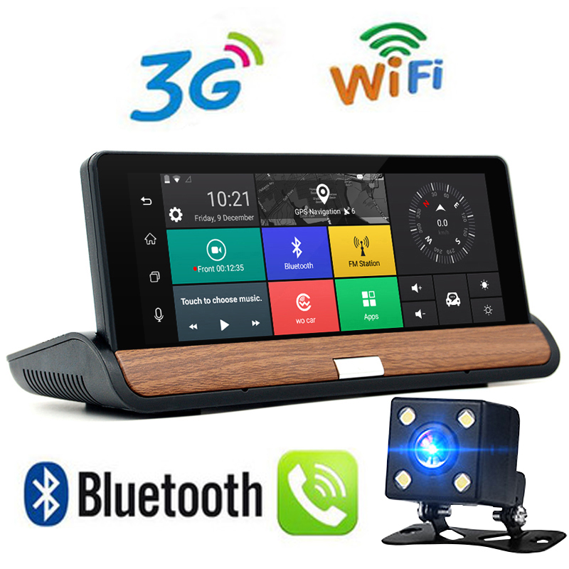 7 inch Car DVR GPS Navigation Android 5.0 Bluetooth wifi Automobile with Rear view camera Navigators