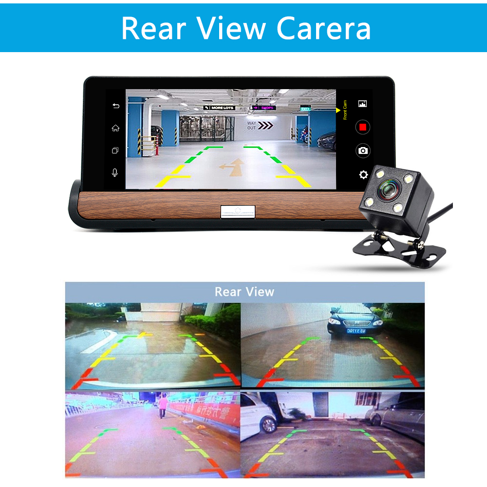 7 inch Car DVR GPS Navigation Android 5.0 Bluetooth wifi Automobile with Rear view camera Navigators