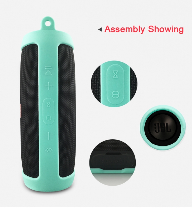 Carry Pouch Portable Protective Box silicone Cover Bag For JBL Charge3/2/2+  Bluetooth Speaker