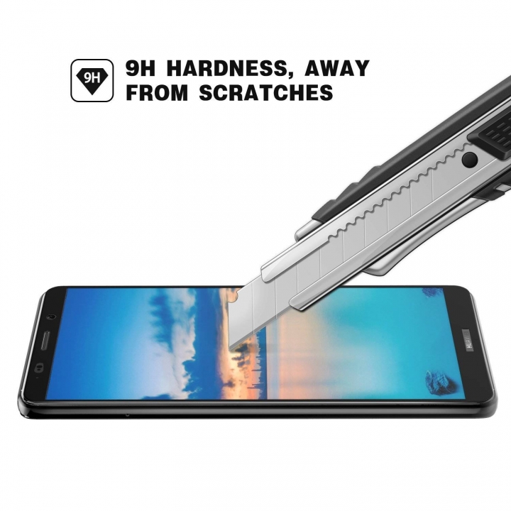 Huawei Mate 10 Screen Protector, Tempered Glass Scratch Proof Screen Protector Film for Mate 10
