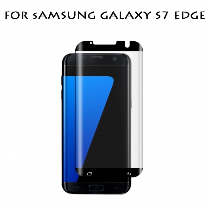 Samsung Galaxy S7 Edge Screen Protector, 9H HD 3D Curved Tempered Glass Screen Protector