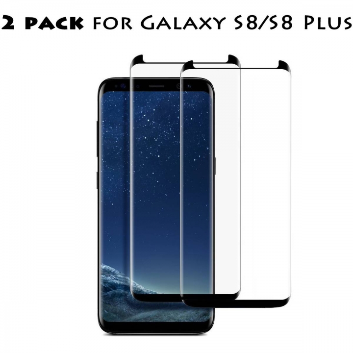(2pack)Samsung Galaxy S8 / S8 Plus Tempered Glass Screen Protector, Ultra-Clear Hartser 9H Hardness