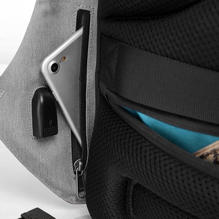 Anti theft USB Charging 15 Inches Laptop Backpack for Men Women Backpacks Fashion Black School Bags