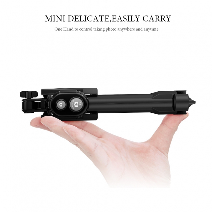 Mini Foldable Selfie Stick Self Bluetooth Selfie Stick+Tripod+Bluetooth Shutter Remote Controller