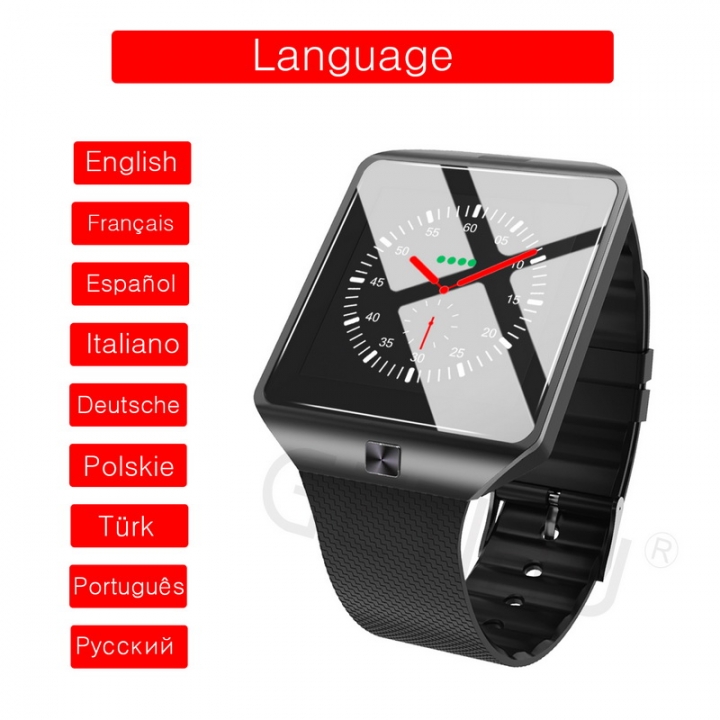SmartWatch Digital Wrist Luxury Men Bluetooth Electronics SIM Card Sport Smart watch for Phone