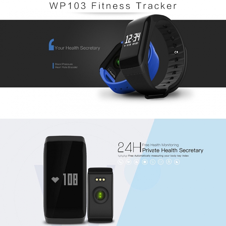 Smart Band Fitness Tracker Heart Rate Monitor Blood pressure Smart Bracelet Sleep Monitor Watch