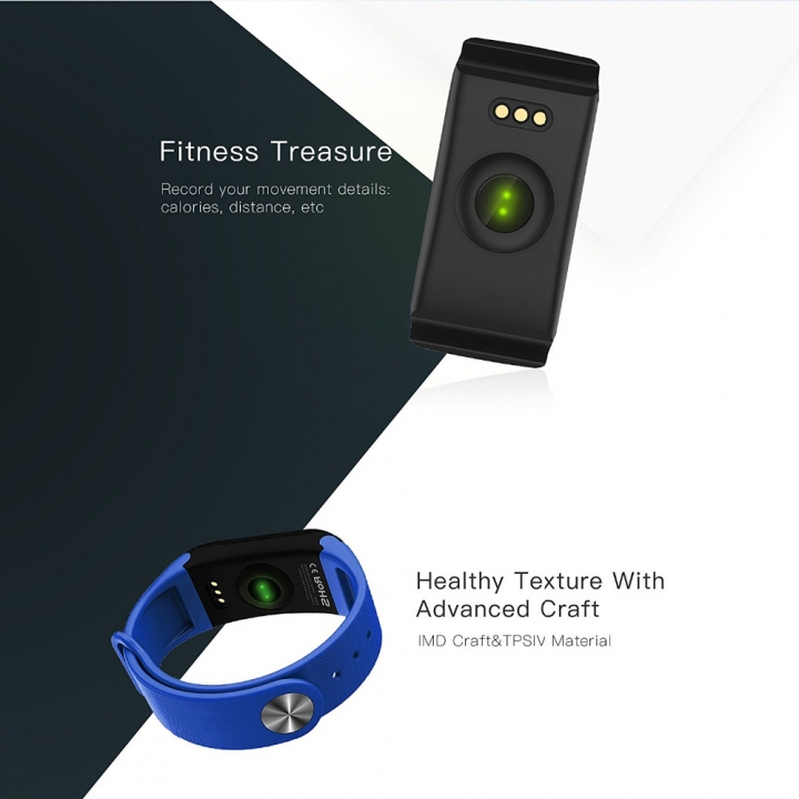 Smart Band Fitness Tracker Heart Rate Monitor Blood pressure Smart Bracelet Sleep Monitor Watch