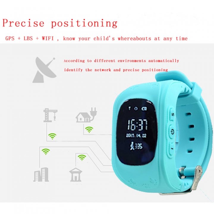 Smart Watch For Kids Gps Children Watch Phone Sim Card Baby Watch Sos Call Location Finder Anti Lost