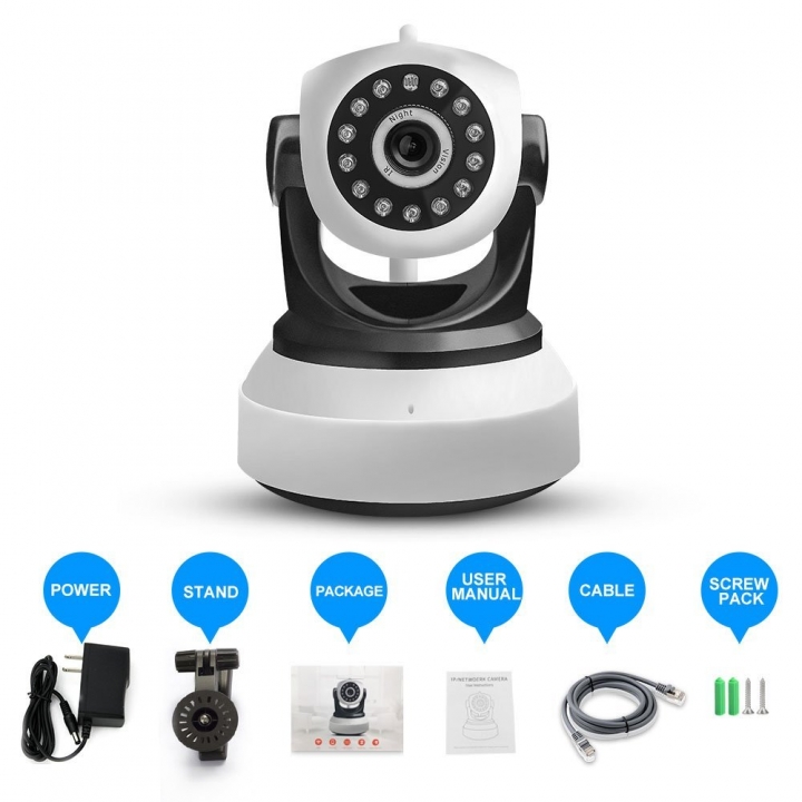 Wireless Security Camera WIFI IP Camera HD Indoor Home System Remote View Detection Night Vision