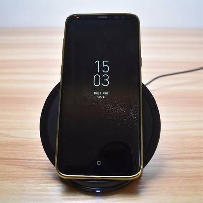 Fast Wireless Charger Charging Pad Stand Built-in Coils for iPhone 8 iPhone X Samsung Galaxy S