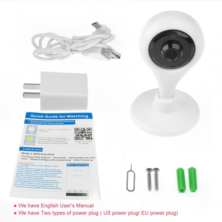 Mini Wifi Camera Wireless 720P HD Smart ip Camera Baby Monitor CCTV Security Camera Home Recorder