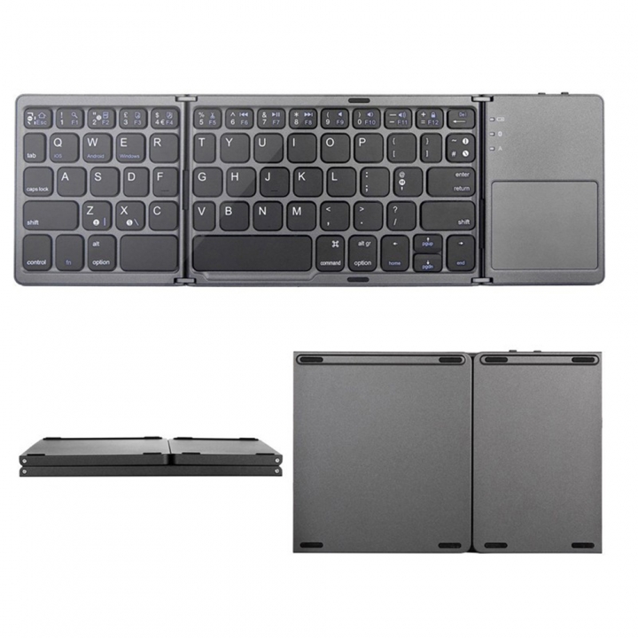 Portable Folding Bluetooth Wireless Keyboard Touchpad for IOS/Android/Windows ipad Tablet Keyboard