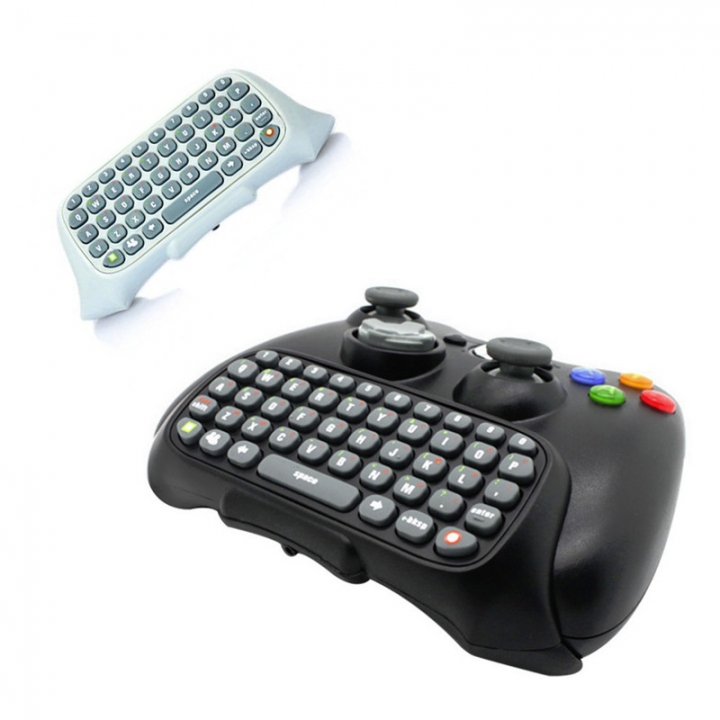 Wireless Chatpad Messenger Keyboard Keypad for XBOX 360 Controller(Black)