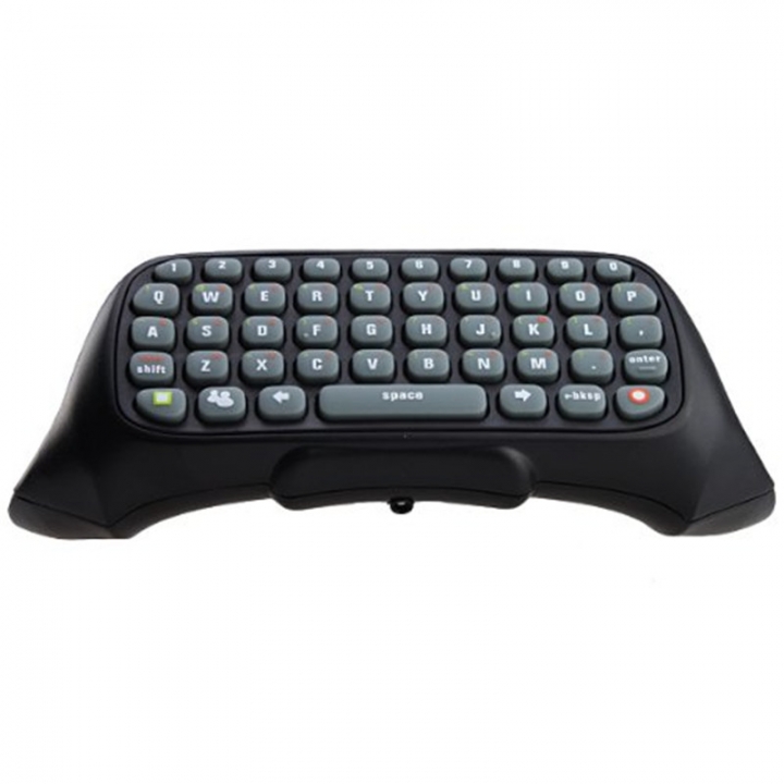 Wireless Chatpad Messenger Keyboard Keypad for XBOX 360 Controller(Black)
