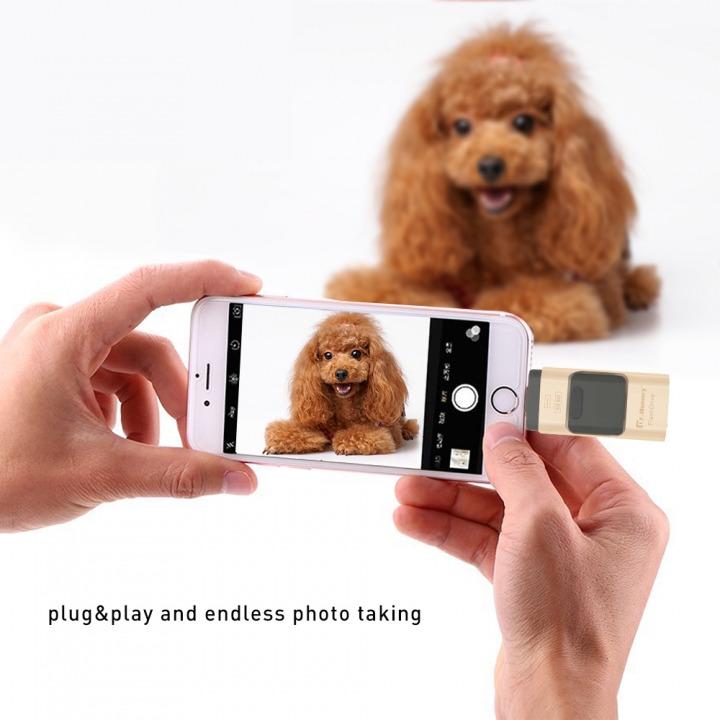 USB FLASH DRIVE OTG Pen Drive 3 in 1 u disk for apple iphone Memory stick android USB 2.0 pendrive