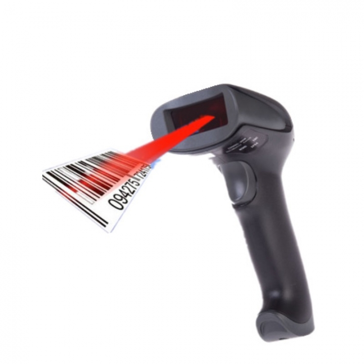 Handheld Barcode Scanner Reader USB Wired 1D Bar Code Scan for POS System High Scaned Speed Scanner