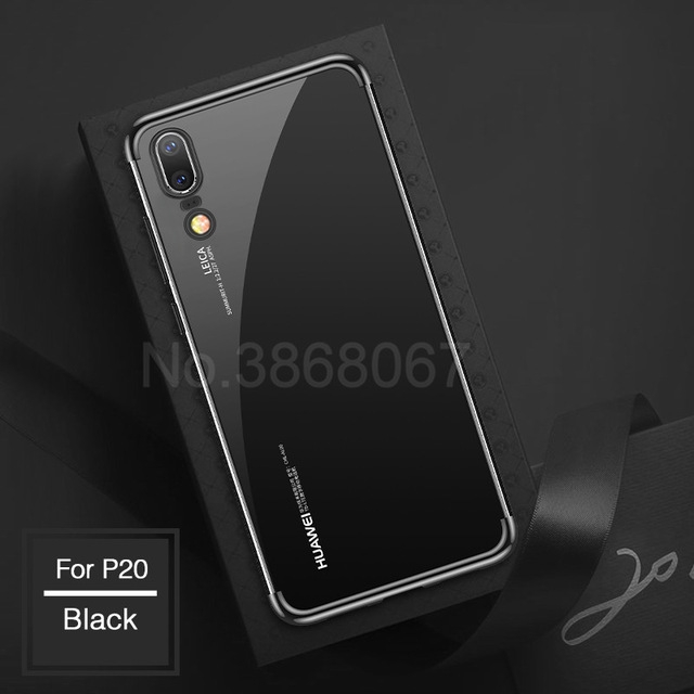Luxury Transparent Slim Case For Huawei P20 Pro P20  Lite Nova 3E Phone Silicone Cover Case Shell