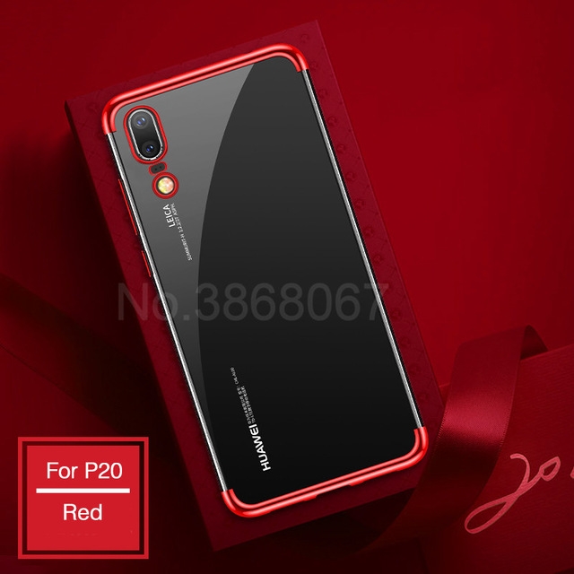 Luxury Transparent Slim Case For Huawei P20 Pro P20  Lite Nova 3E Phone Silicone Cover Case Shell