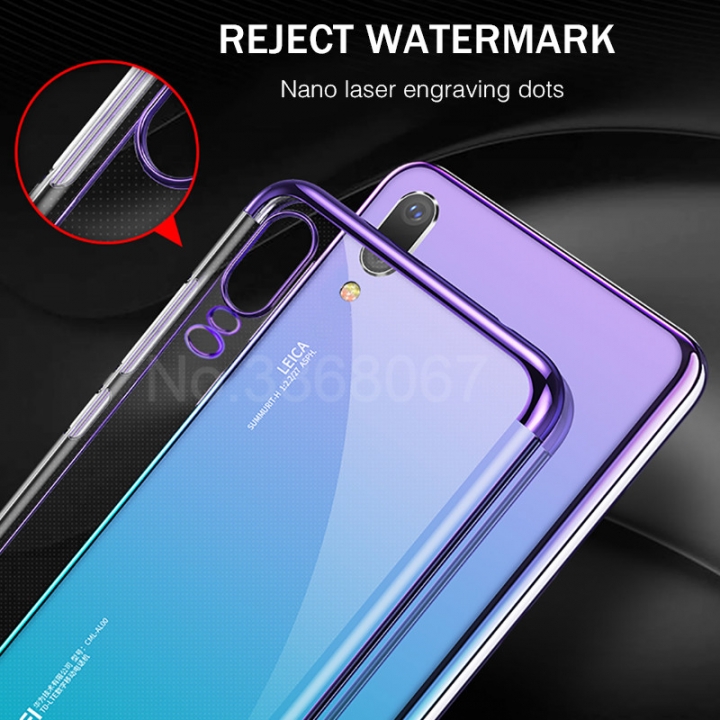 Luxury Transparent Slim Case For Huawei P20 Pro P20  Lite Nova 3E Phone Silicone Cover Case Shell