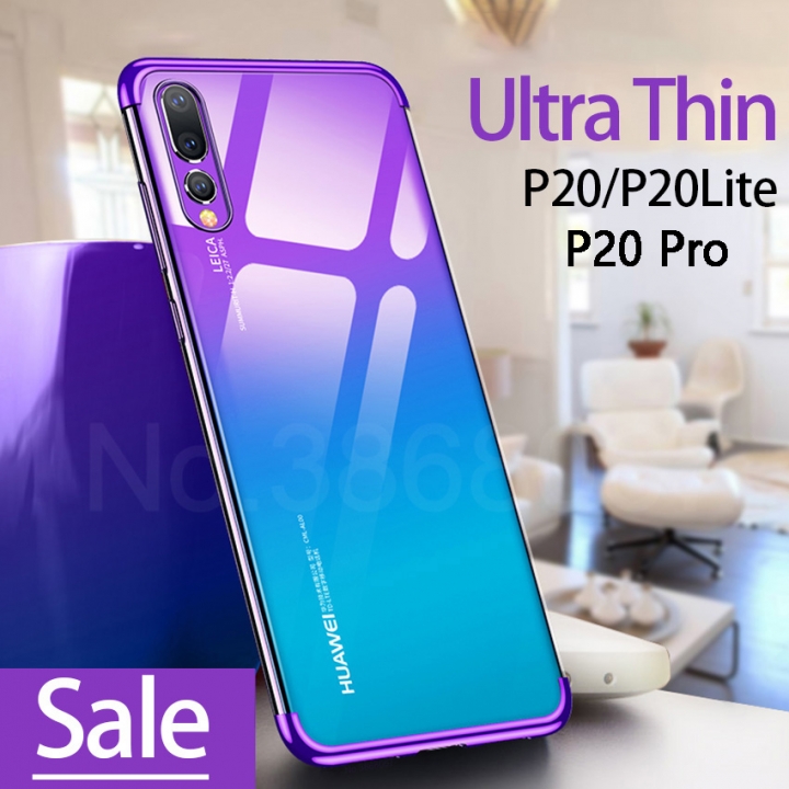 Luxury Transparent Slim Case For Huawei P20 Pro P20  Lite Nova 3E Phone Silicone Cover Case Shell