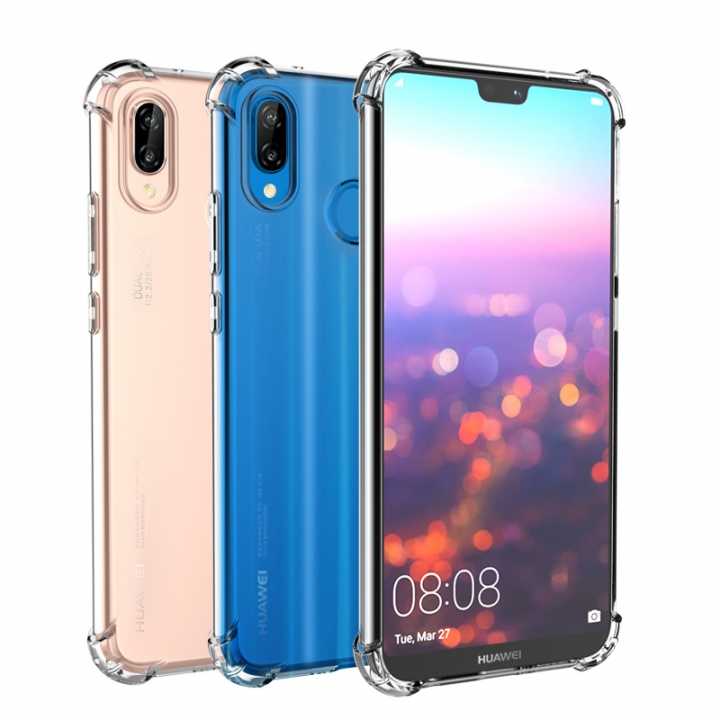 Huawei p20  pro P20 lite case silicone luxury shockproof Transparent Protective shell cover phone
