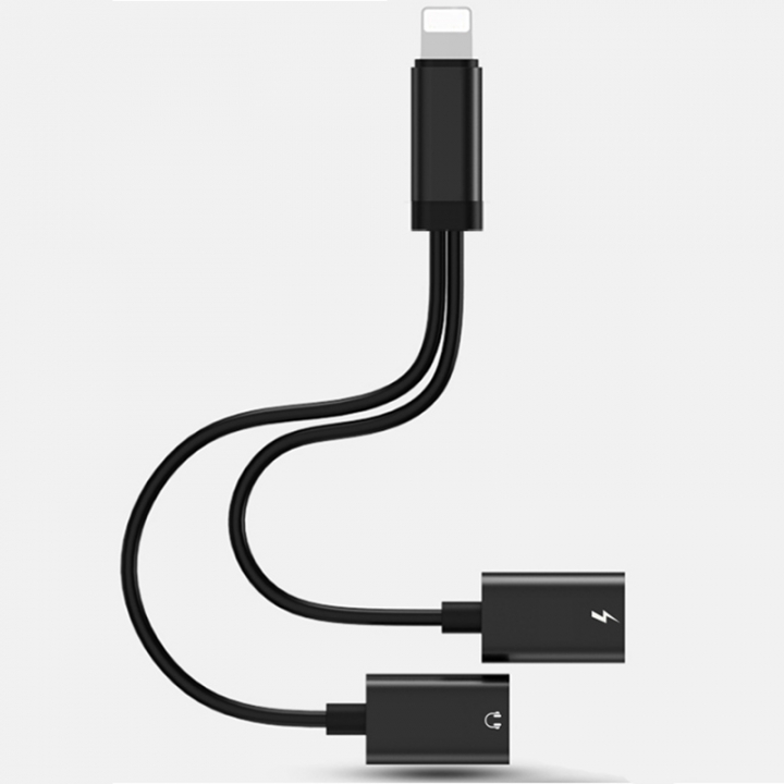 For Lightning Earphone Jack Lightning Charger Adapter Audio Charger for iPhone 7 7 Plus