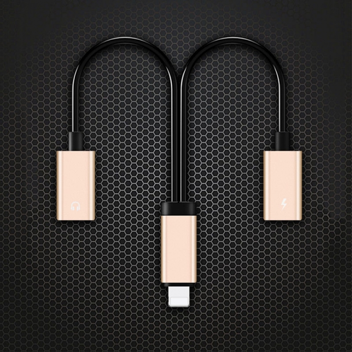 For Lightning Earphone Jack Lightning Charger Adapter Audio Charger for iPhone 7 7 Plus