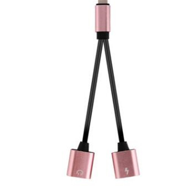 For Lightning Earphone Jack Lightning Charger Adapter Audio Charger for iPhone 7 7 Plus