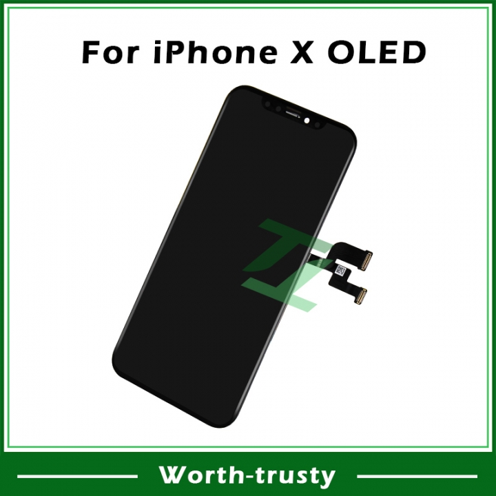 Quality LCD 5.8" No Dead Pixel Replacement for iPhone X OLED with Touch Screen Digitizer Assembly