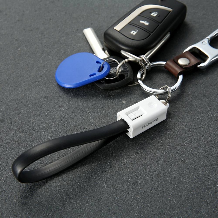 Universal Micro USB Cable For Samsung Xiaomi Huawei Mini Portable KeyChain Sync Data Cord Charger