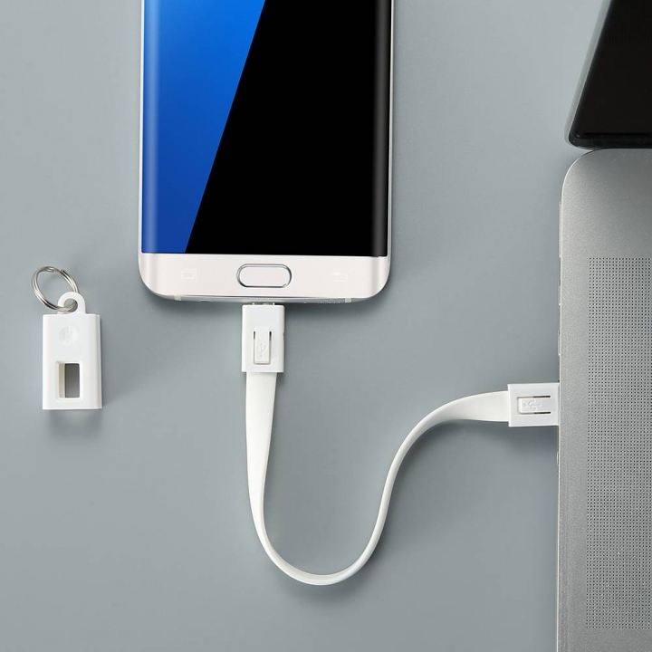 Universal Micro USB Cable For Samsung Xiaomi Huawei Mini Portable KeyChain Sync Data Cord Charger