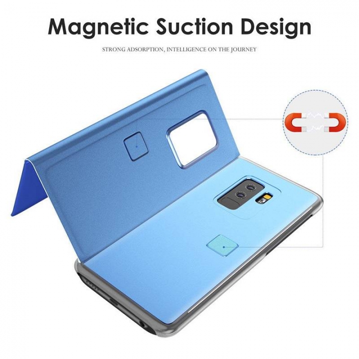 Smart Mirror View Case For Samsung Galaxy S8 S9 Plus S7 Edge S6 Note 8 5 Flip Cover For J5 J7 A5 A7