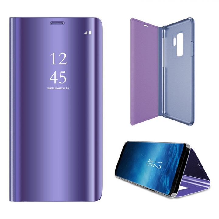 Smart Mirror View Case For Samsung Galaxy S8 S9 Plus S7 Edge S6 Note 8 5 Flip Cover For J5 J7 A5 A7